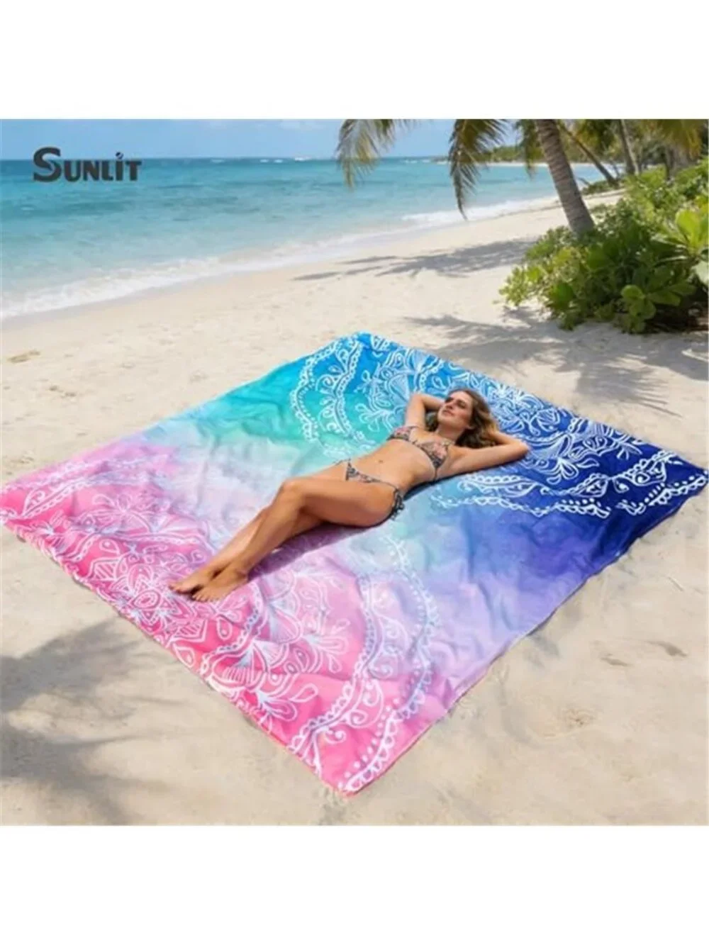 Sandproof Beach Blanket Waterproof Picnic Mat Large Outdoor Camping Travel Rug